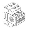 Kép 3/3 - OBO Túlfeszültség levezető, T2, 3P, 40 kA 5095163 V20-3-280