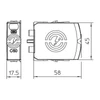 Kép 2/3 - OBO Túlfeszültség levezető C50 betét, T1+T2, 50kA, 5095609