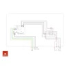 Kép 6/6 - Bremas túlfeszültségvédelmi és felügyeleti eszköz napelem rendszerhez | 1 MPPT | IP56 | 1500V DC 20A bekötési rajz