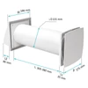 Kép 2/2 - VENTS hővisszanyerős szellőztető ventilátor SOLO RA-1-50 méret
