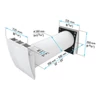 Kép 3/4 - VENTS hővisszanyerős szellőztető ventilátor Twinfresh easy méret