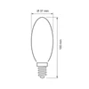 Kép 2/2 - Ultralux LBC51442 LED gyertya izzó, 5W, E14, 4200K, Természetes fény