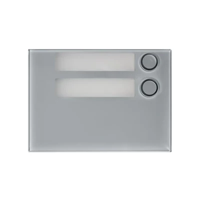 Urmet Alpha kaputábla modul előlap 2 gomos, 2 voice, szürke, 1168/12G