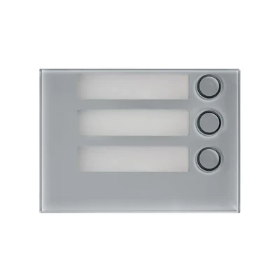 Urmet Alpha kaputábla modul előlap 3 gomos, 2 voice, szürke, 1168/13G