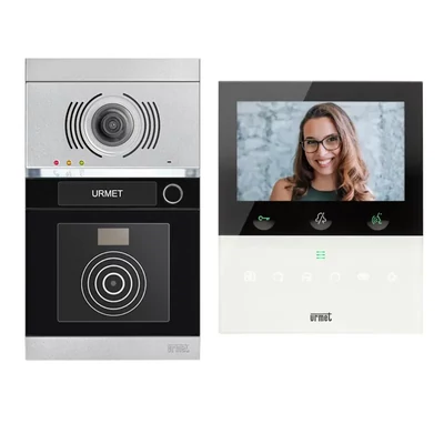 Urmet fekete Alpha videó kaputelefon szett 5" képernyővel, 2voice, WIFI, proximity olvasó,VOG5W fehér Urmet fekete Alpha videó kaputelefon szett 5" képernyővel, 2voice, WIFI, proximity olvasó,VOG5W fehér