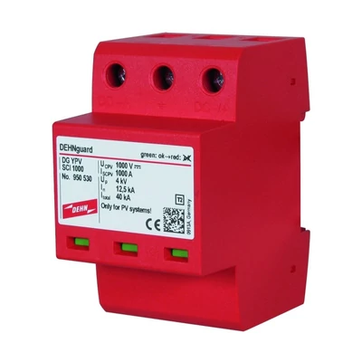 DEHN túlfeszültség levezető napelemes rendszerekhez, T2, 1000V DC-ig, 950530