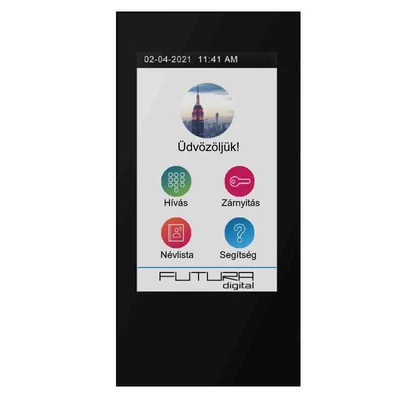 Futura digital 5” kijelzõ modul, proxy olvasó, kódzár VDT-821/T5