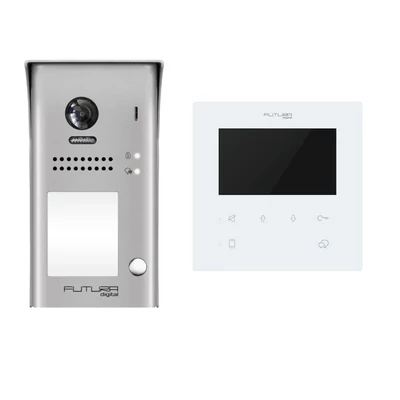 Futura startKIT egylakásos videó kaputelefon szett, 4,3" lakáskészülékkel, VDK-461(W) Futura startKIT egylakásos videó kaputelefon szett, 4,3" lakáskészülékkel, VDK-461(W)