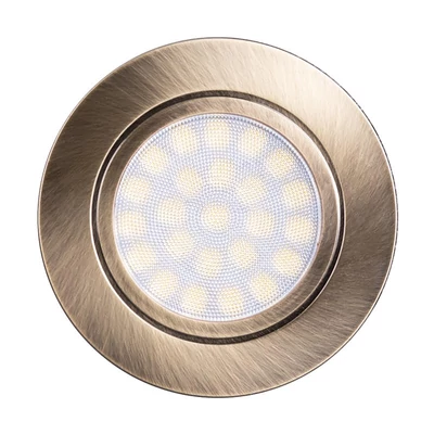 Ultralux LED beépíthető spot lámpa, 4W, 4200K, szatén réz, LML220442SB Ultralux LED beépíthető spot lámpa, 4W, 4200K, szatén réz, LML220442SB