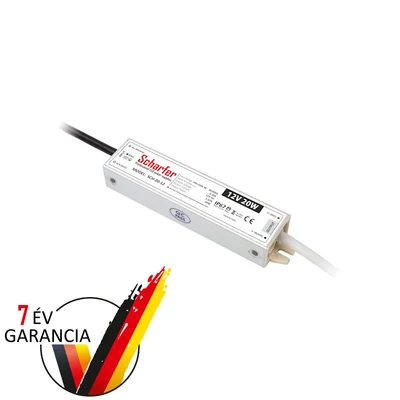 Scharfer vízálló tápegység 12VDC, 20W, IP67, SCH-20-12 Scharfer vízálló tápegység 12VDC, 20W, IP67, SCH-20-12