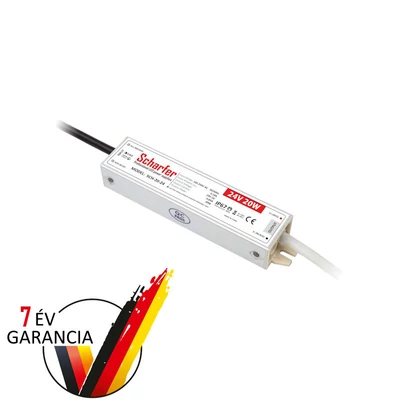 Scharfer vízálló tápegység 24VDC, 20W, IP67, SCH-20-24 Scharfer vízálló tápegység 24VDC, 20W, IP67, SCH-20-24