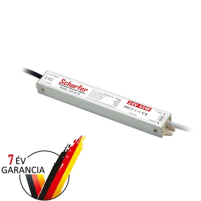 Scharfer vízálló tápegység 24VDC, 45W, IP67, SCH-45-24 Scharfer vízálló tápegység 24VDC, 45W, IP67, SCH-45-24