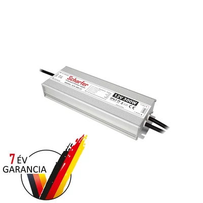 Scharfer vízálló tápegység 12VDC, 300W, 25A, IP67 SCH-300-12
