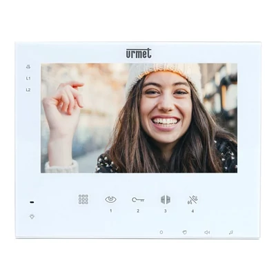 Urmet 7"-os videó kaputelefon beltéri készülék 1736 készlethez, 1736/1 Urmet 7"-os videó kaputelefon beltéri készülék 1736 készlethez, 1736/1