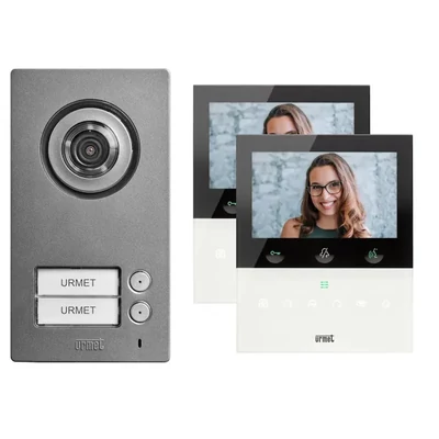 Urmet kétlakásos videó kaputelefon szett, 5"-os wifi lakáskészülékkel, 2voice, Mikra2/VOG5W, 1784/726 Urmet kétlakásos videó kaputelefon szett, 5"-os wifi lakáskészülékkel, 2voice, Mikra2/VOG5W, 1784/726