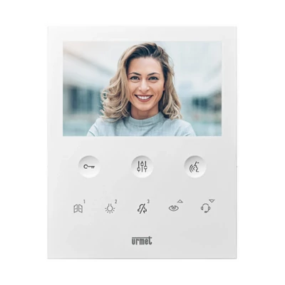 Urmet VOG5 videó lakáskészülék, 5", 2voice, fehér 1760/6 Urmet VOG5 videó lakáskészülék, 5", 2voice, fehér 1760/6