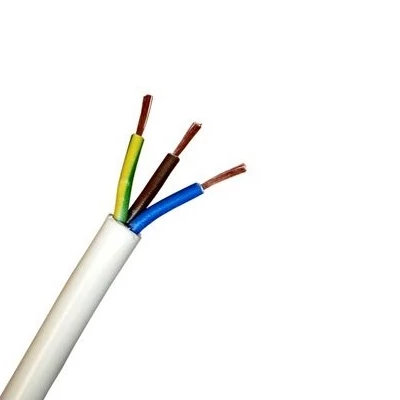 MT 3x10 sodrott réz kábel, fehér H05VV-F 3x10 MT 3x10 sodrott réz kábel, fehér H05VV-F 3x10