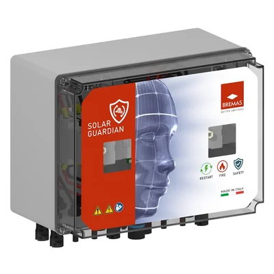 Bremas túlfeszültségvédelmi és felügyeleti eszköz napelem rendszerhez | 4 MPPT | IP56 | 1500V DC 20A