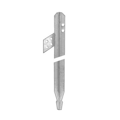Kereszt földelő szonda 13-as heggyel, zászlóval, 3 méter