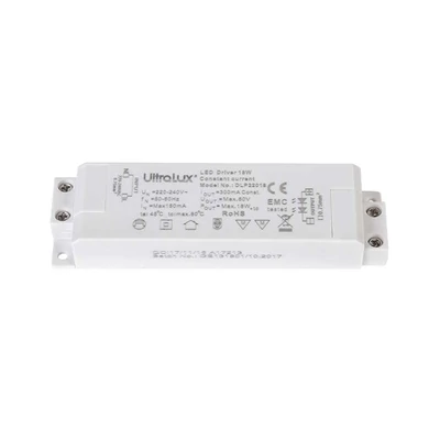ULTRALUX DDLP22018 Dimmelhető TRIAC meghajtó LED világításhoz, 18W/300mA DC