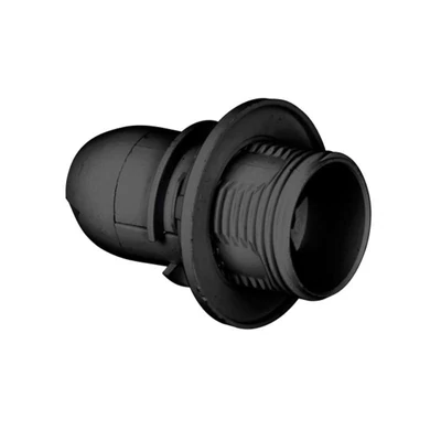 ULTRALUX PFE14PRB1 Műanyag lámpafoglalat E14, Félig Menetes, Fekete ULTRALUX PFE14PRB1 Műanyag lámpafoglalat E14, Félig Menetes, Fekete