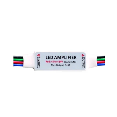 ULTRALUX RGBAMPM MINI Erősítő RGB LED fényekhez, 6A, 5-24V DC, 72W