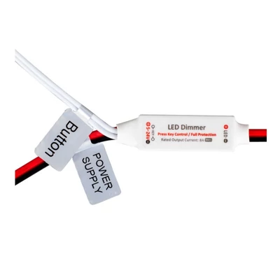 ULTRALUX SCDM Mini dimmer egyszínű LED világításhoz, 8A, 5-24V DC, 96W