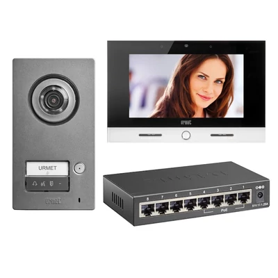 Urmet egylakásos IP kaputelefon szett, Mikra2 kaputábla, 7" lakáskészülék, 1060/633 Urmet egylakásos IP kaputelefon szett, Mikra2 kaputábla, 7" lakáskészülék, 1060/633