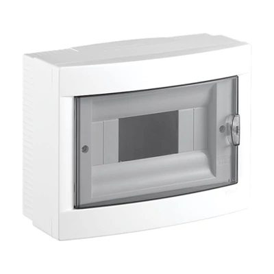 VIKO elosztó doboz, 8 modulos, falon kívüli szerelésű, füst színű ajtóval 90918108