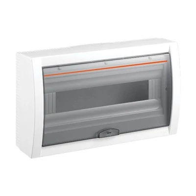 VIKO elosztó doboz, 18 modulos, falon kívüli szerelésű, füst színű ajtóval 90918118