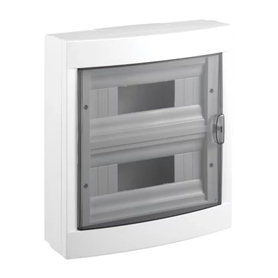 VIKO elosztó doboz, 24 modulos, falon kívüli szerelésű, füst színű ajtóval 90918124