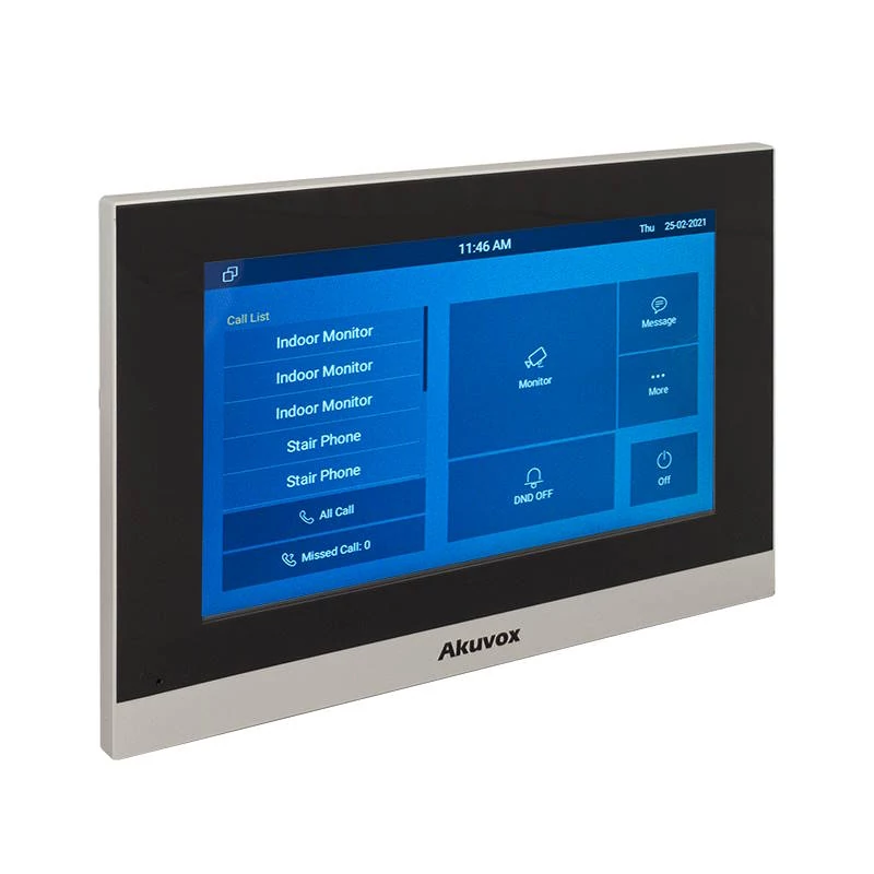Akuvox videó kaputelefon 7&quot;-os beltéri egység, WiFi - C315W