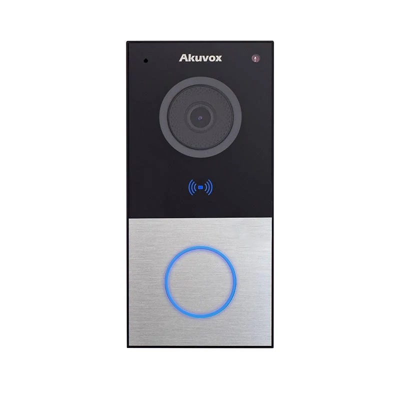 Akuvox videó kaputábla, WiFi, 12VDC, IP65, RFID olvasóval - E12W