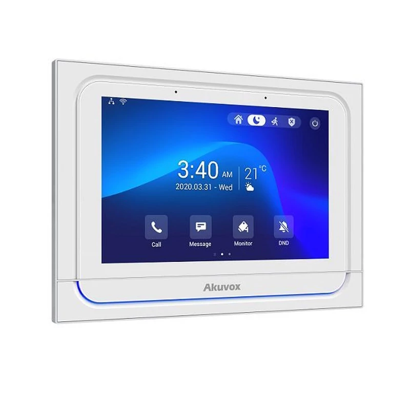 Akuvox videó kaputelefon 7&quot;-os beltéri egység, WiFi, fehér - X933W-WH