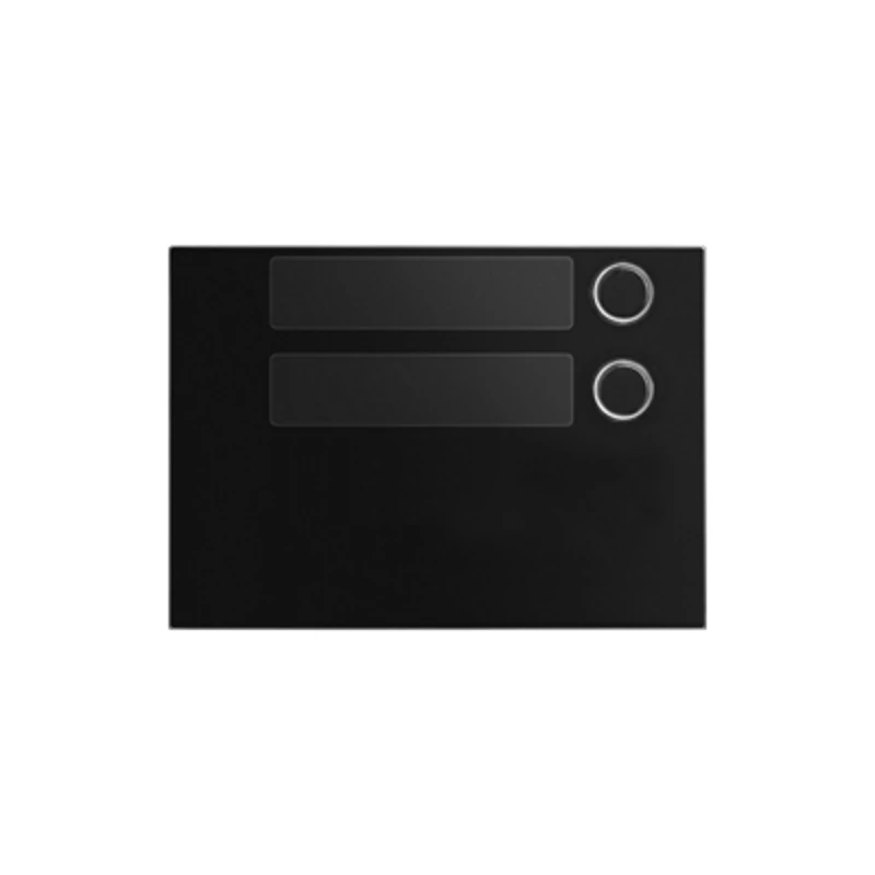Urmet Alpha kaputábla modul előlap 2 gomos, 2 voice, fekete, 1168/12