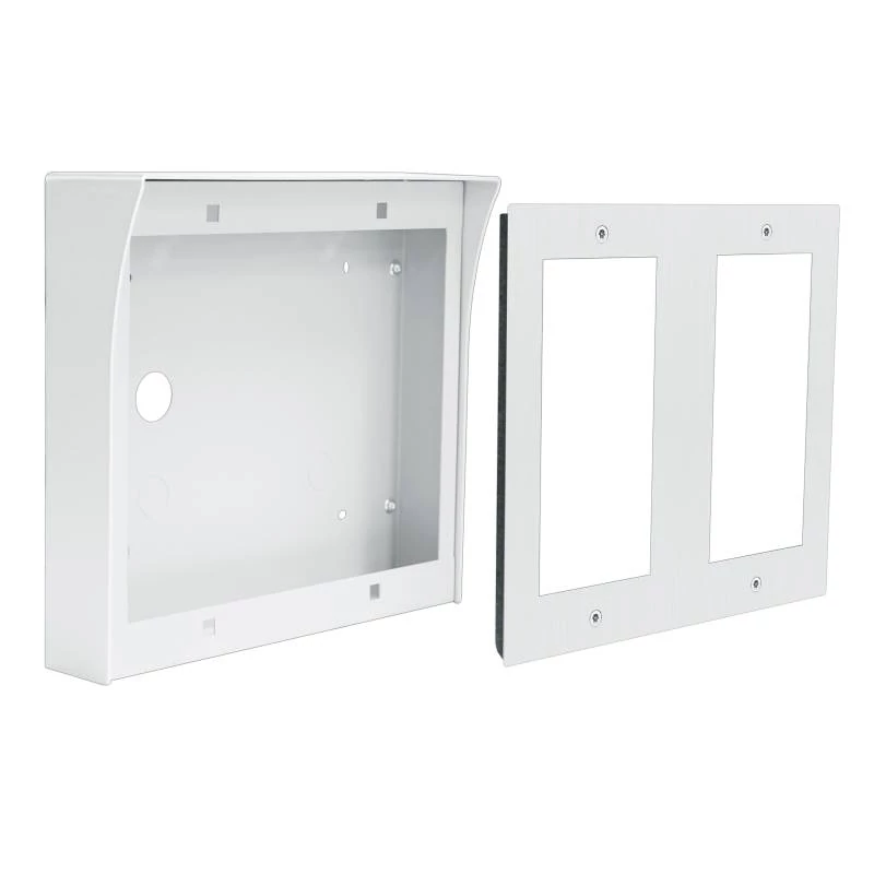 Felületre szerelő doboz, esővédővel 2x2 modul VDT-821/2x2-S