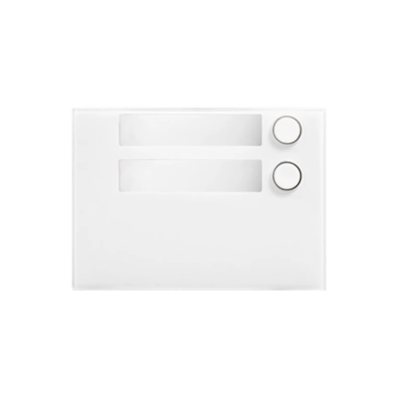 Urmet Alpha kaputábla modul előlap 2 gomos, 2 voice, fehér, 1168/12W