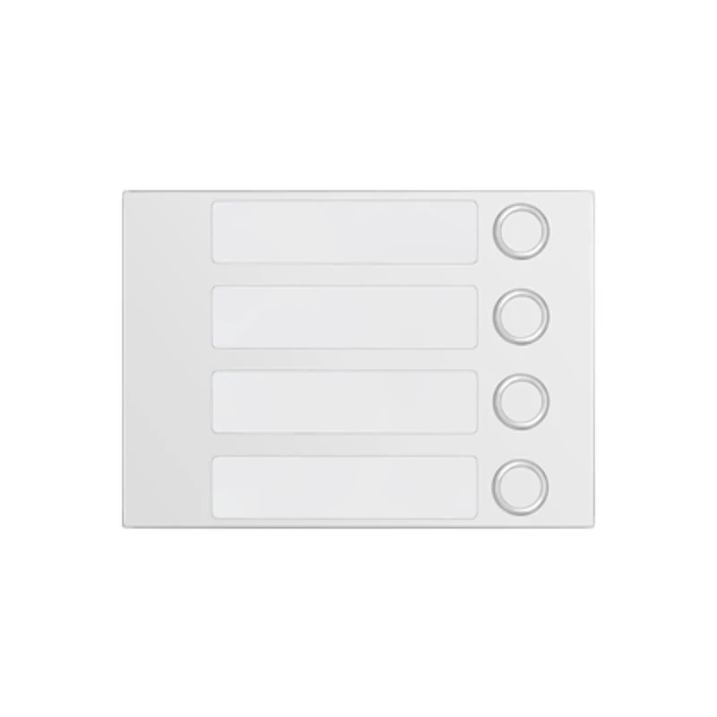 Urmet Alpha kaputábla modul előlap 4 gomos, 2 voice, fehér, 1168/14W
