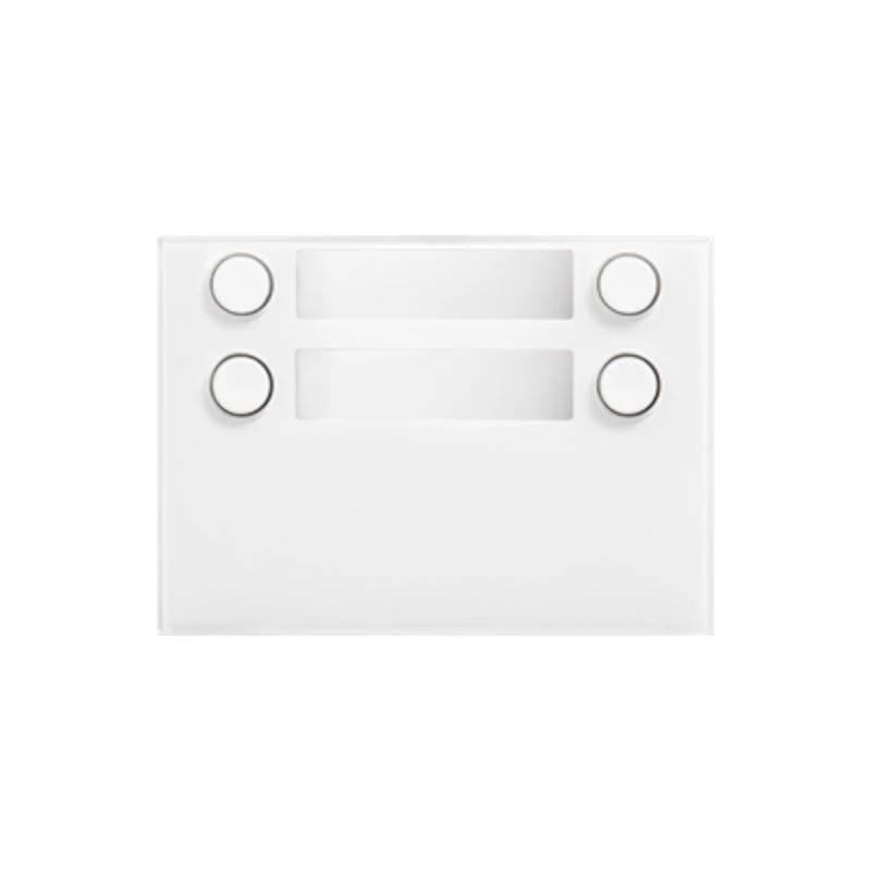 Urmet Alpha kaputábla modul előlap 4 gomos, 2 soros, 2 voice, fehér, 1168/24W