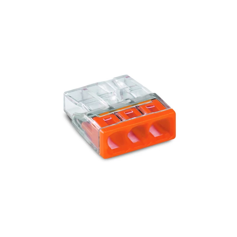 WAGO vezeték összekötő 3 x 0,5 - 2,5mm2 (3 vezetékes) 2273-203