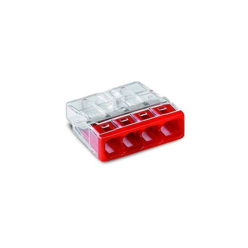 WAGO vezeték összekötő 4 x 0,5 - 2,5mm2 (4 vezetékes) 2273-204