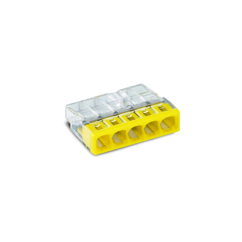 WAGO vezeték összekötő 5 x 0,5 - 2,5mm2 (5 vezetékes) 2273-205
