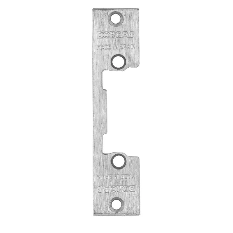 Rövid zárpajzs DORCAS zárakhoz, INOX, 110 x 25 x 3 mm,  forgatható